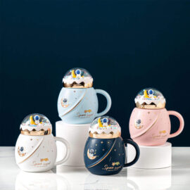 Kapaklı Astronot Termos Kupa