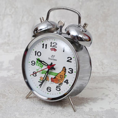 Nostaljik Horozlu Kurmalı Çalar Saat
