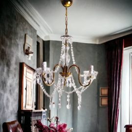 Gold Kaplama 3 Kollu Avize