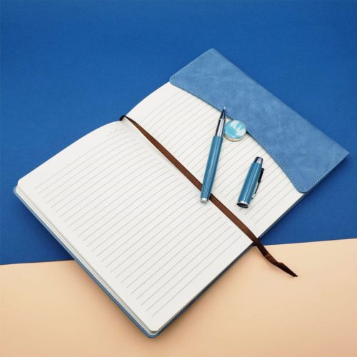 mavi-ozel-Kutulu-Ajanda-Kalem-Seti