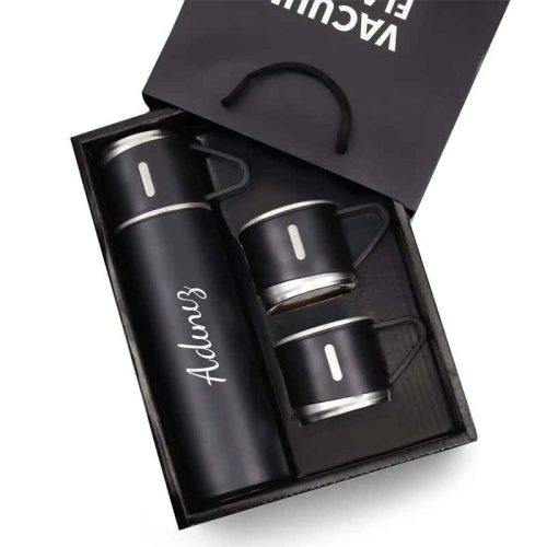 Kişiye Özel Bardaklı Termos Seti