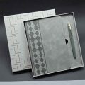 Kutulu Gri Defter ve Roller Kalem Seti