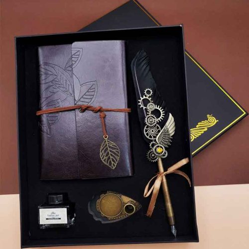 tuylu-divit-kalem-deri-defter-seti-siyah