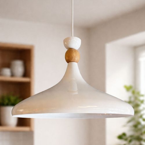 Nord Beyaz Tekli Sarkıt Avize