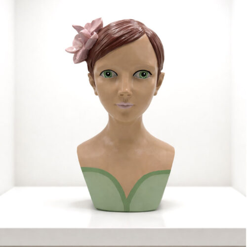 Çiçekli Kız Biblo