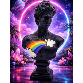 David Gökkuşağı Büst Heykeli