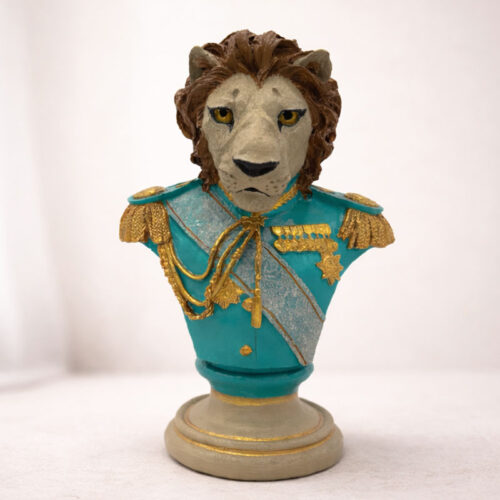 Kraliyet Aslanı Dekoratif Büst