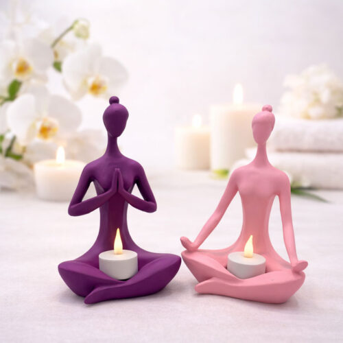 Yoga Yapan Kadınlar Mumluk