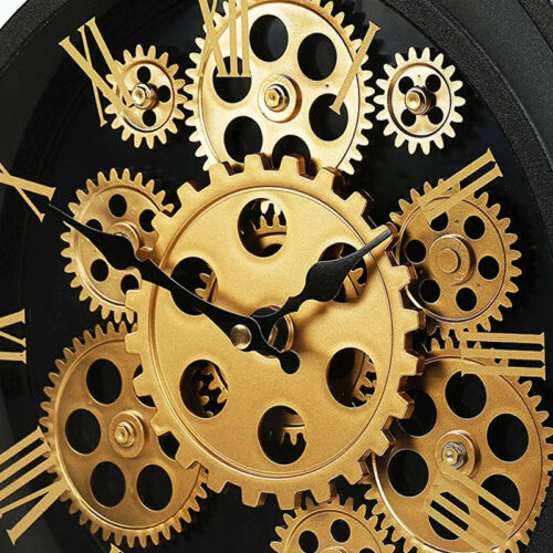 carkli-Siyah-Metal-Dekoratif-Masa-Saati4