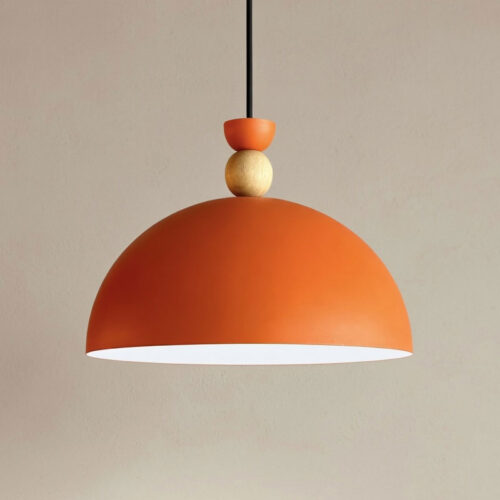 Luna Turuncu Tekli Sarkıt Avize