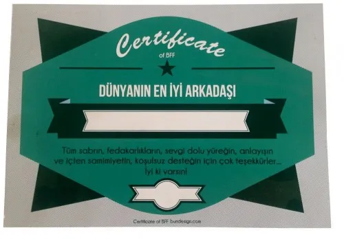 Arkadaş Sertifikası