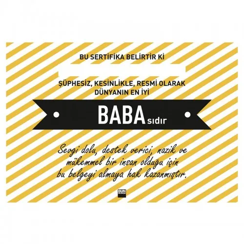 Baba Sertifikası