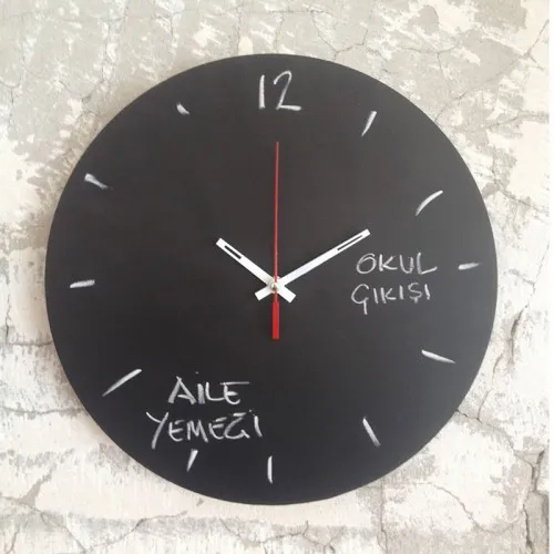 Daire Not Tahtası Saat