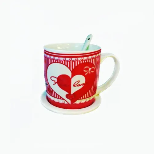 Tekli Kırmızı Love Kupa