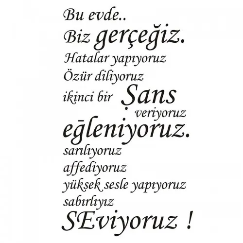Seviyoruz Sticker