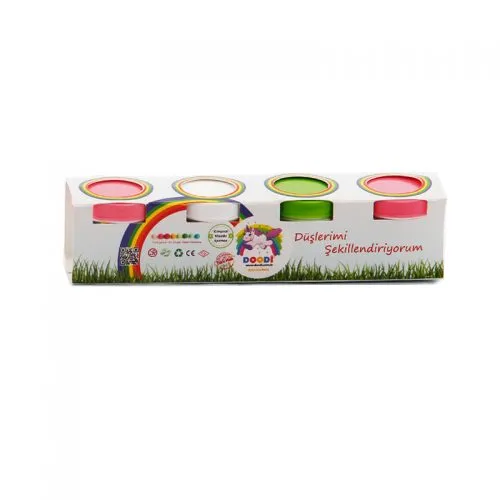Organik Oyun Hamuru 4 Renk 200 Gr