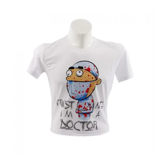 Trust Me I’M A Doctor Beyaz Erkek Tişört