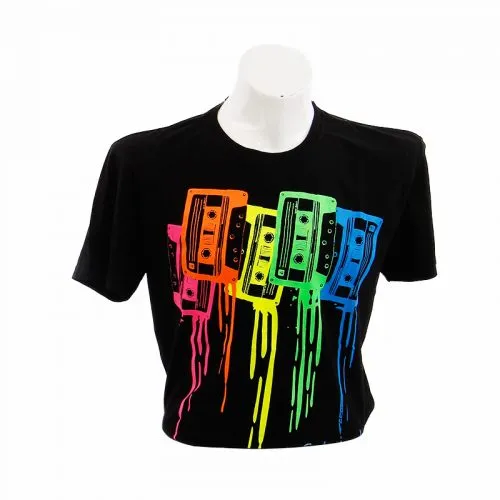 Kasetli Neon Tişört