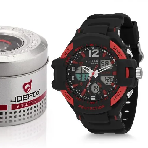 Red Erkek Spor Kol Saati (JOEFOX SEMIRED)