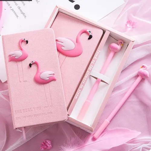 Flamingo Defter ve Kalem Seti