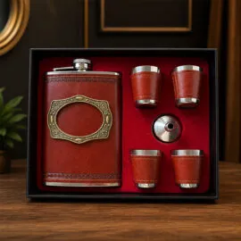 Brown Flask Set