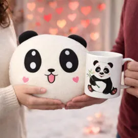 Panda Yastık Kupa