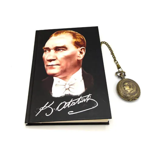 Atatürk Baskılı Defter Saat Seti