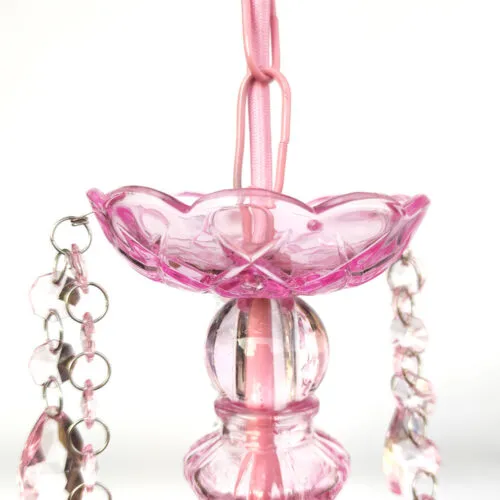 3'lu Pembe Avize