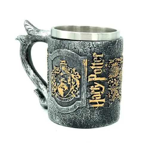 Harry Potter Hufflepuff 3D Kupa Bardak