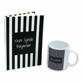 Yeni İşinde Başarlar Defter Bardak Seti