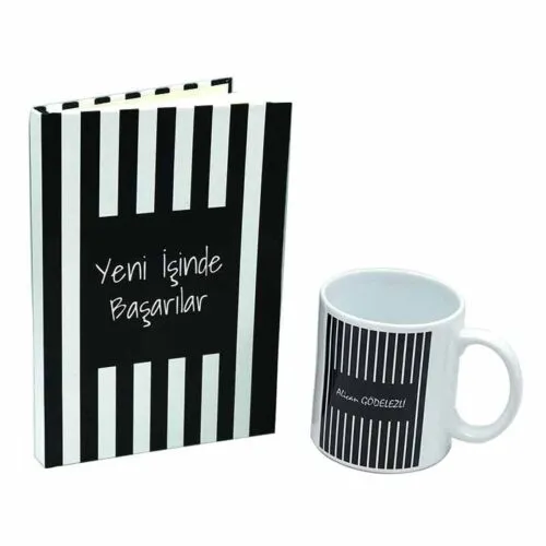 Yeni İşinde Başarlar Defter Bardak Seti