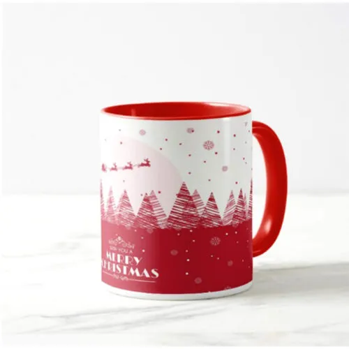 Geyikli Noel Baba Kupa Bardak