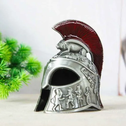 Metal Dekoratif Şövalye Miğferi