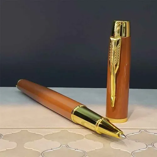 Kisiye-ozel-Gold-Detayli-Defter-ve-Kalem-Seti-siyah-kalem-kahverengi-kalem
