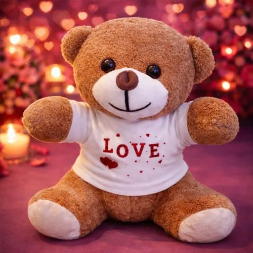 Love Yazılı Peluş Ayıcık